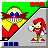 Robotnik with Knuckles [Sonic The ScreenSaver]- Ripped by Manic Man