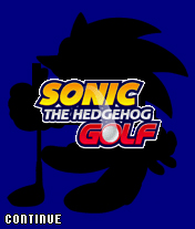 Sonic the Hedgehog Golf title Screen