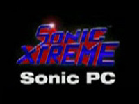 Sonic X-treme title Screen