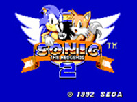 Sonic The Hedgehog 2 title Screen