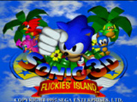 Sonic 3D [AKA Sonic 3D Blast, Sonic 3D Flicky's Island] title Screen