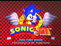 Sonic Jam title Screen