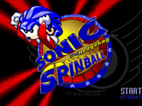 Sonic Spinball title Screen